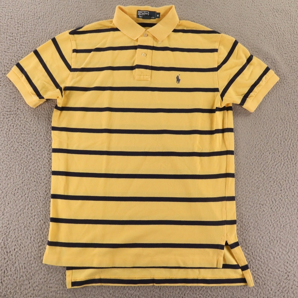 Polo by Ralph Lauren Yellow Striped Men's Shirt